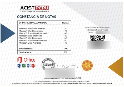 Como sacar certificado de computacion u ofimatica office Avanzado de forma rapida