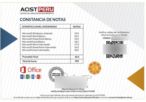 Como sacar certificado de computacion u ofimatica office intermedio de forma rapida