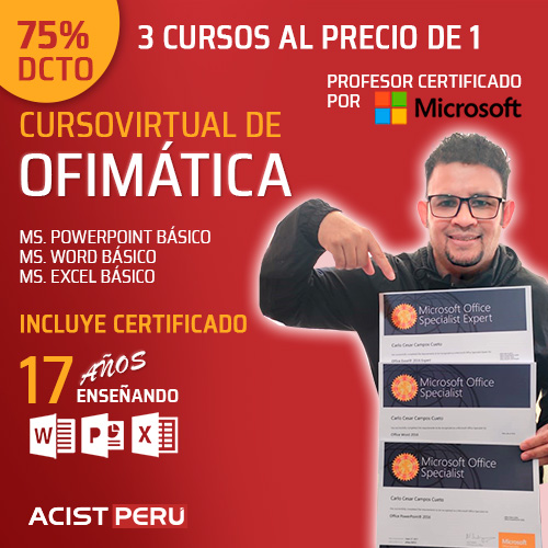 Curso virtual de ofimática básica